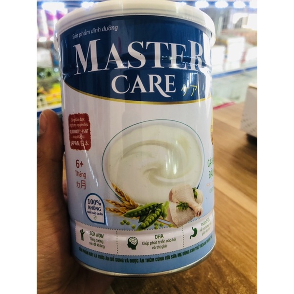 Bột ăn dặm MASTER CARE gà -yến mạch-đậu hà lan 350g