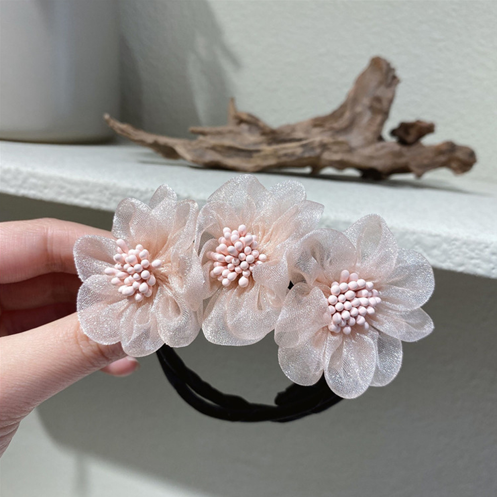 Kẹp tóc đính hoa tạo kiểu tóc thời trang dành cho nữ