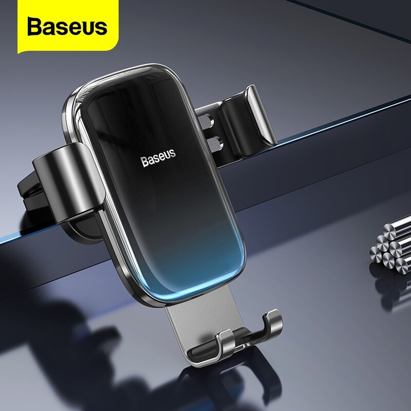 Giá Đỡ Điện Thoại Ô Tô, Giá Kẹp Điện Thoại Ô TÔ Baseus Glaze Gravity Car Mount Có Chân Kẹp Vào Cửa Gió Điều Hòa | BigBuy360 - bigbuy360.vn