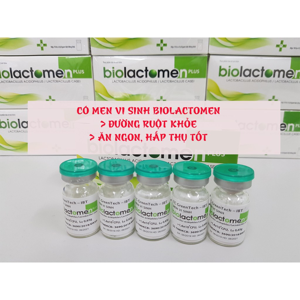 MEN VI SINH BIOLACTOMEN PLUS - HẾT RỐI LOẠN TIÊU HÓA