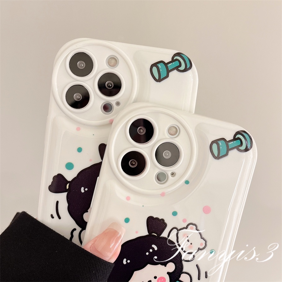 Ốp Điện Thoại Mềm Có Đệm Khí Chống Rơi Cho iPhone 14 13 12 11 Pro Max X XR Xs Max 8 7 6 6s Plus SE 2020