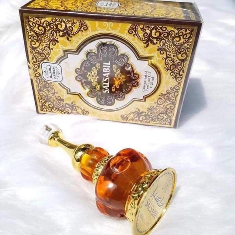 Tinh dầu nước hoa Dubai Salsabil 22ml hương hoa cỏ kết hợp với hương saffron thư giãn, dễ chịu