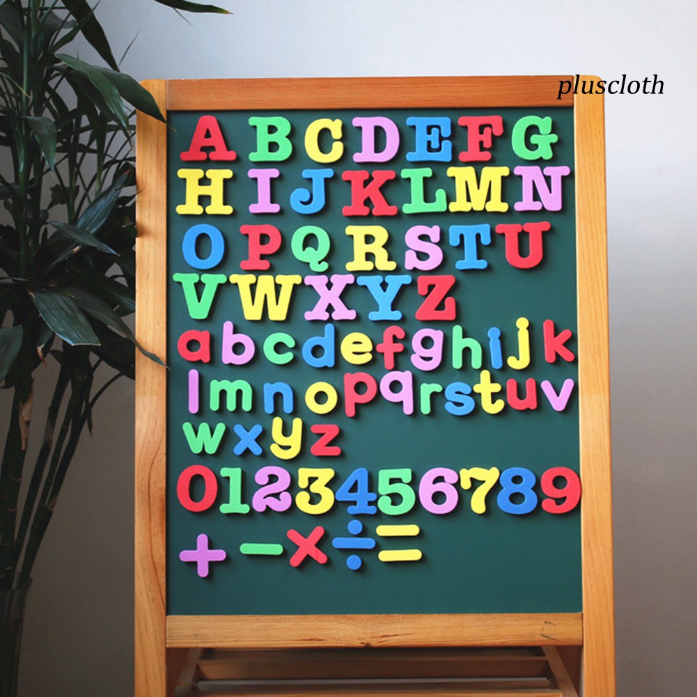 Nam Châm Dán Tủ Lạnh Hình Chữ Cái Và Số Cho Bé