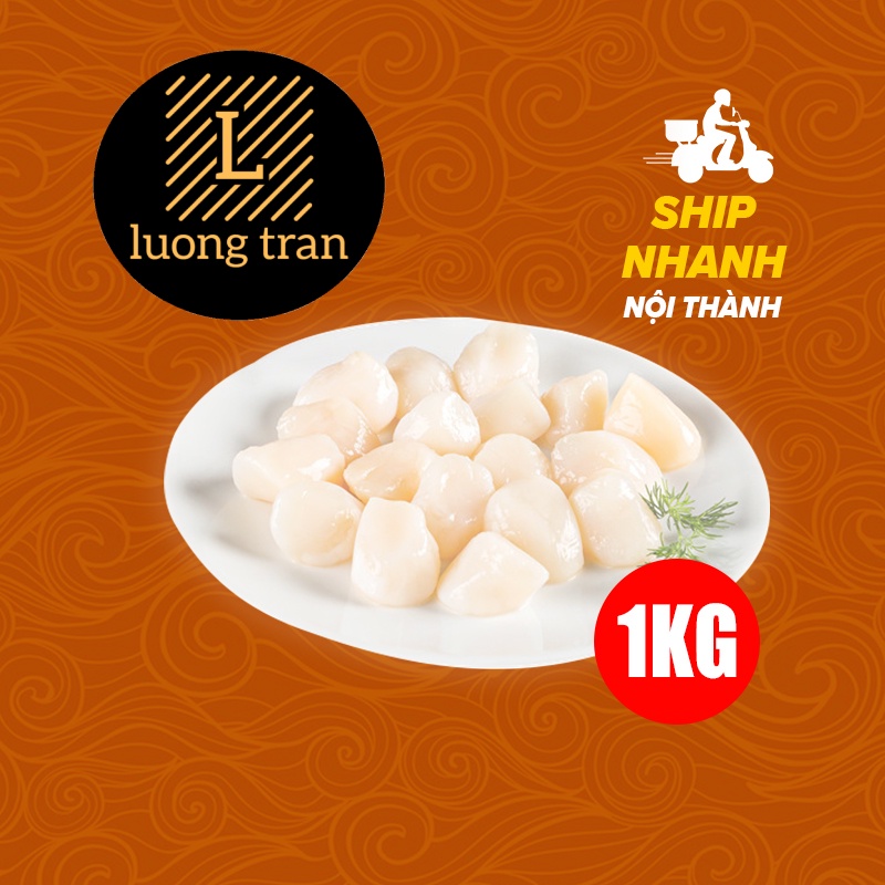 Cồi Sò Điệp Nhật Nissi Đông Lạnh Loại Lớn , 1Kg , 20 - 25 con