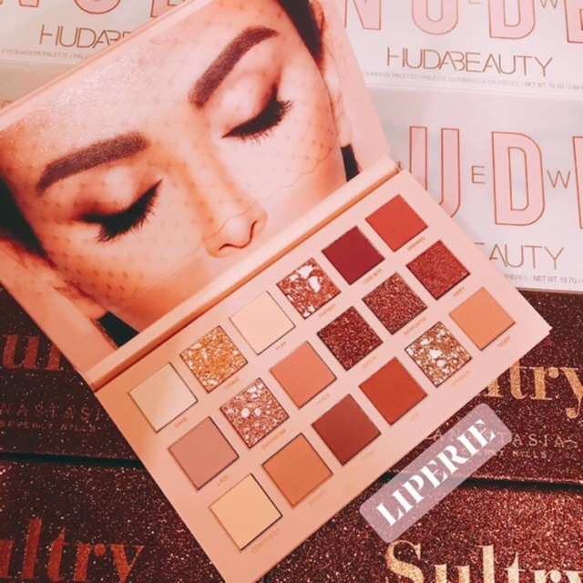 [Huda Beauty] Bảng phấn mắt Huda Nude Eyeshadow Palette