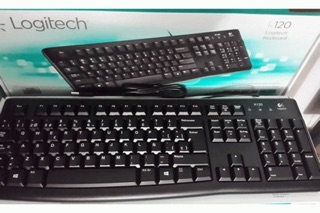 Bàn phím máy tính có dây, keyboard Logitech K120