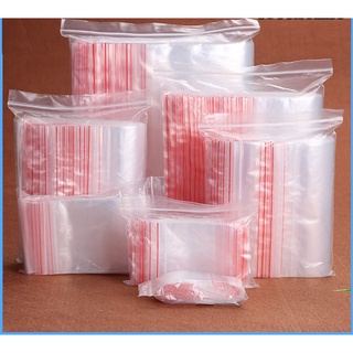 10 TÚI ZIP VIỀN ĐỎ (DÙNG ĐỰNG THỨC ĂN, THỰC PHẨM TIỆN DỤNG)