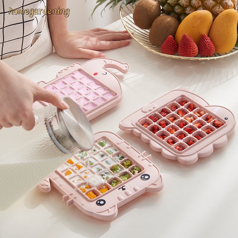 Khuôn Silicone Làm Bánh Kẹo Chống Dính 25 Ngăn