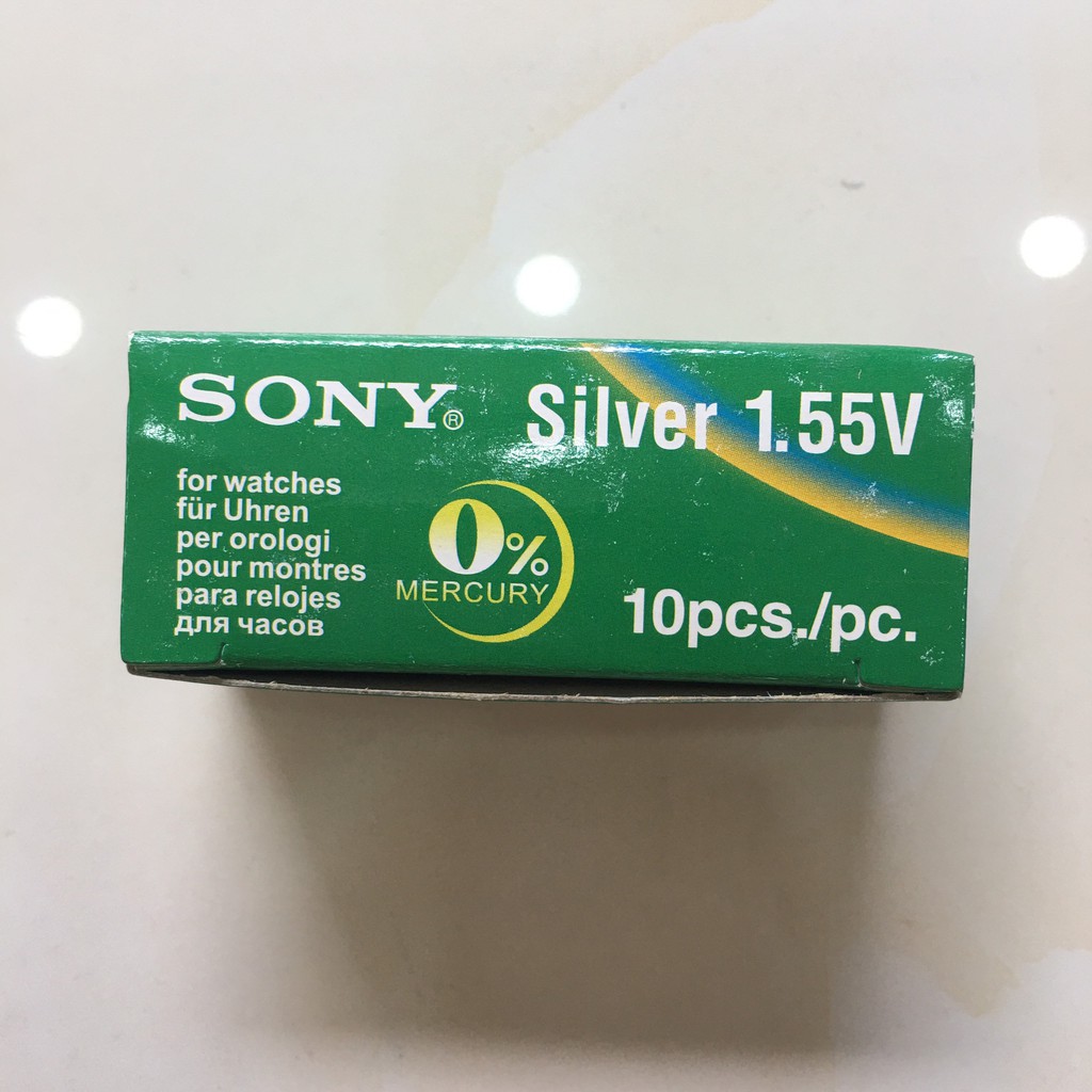 Hộp 10 viên pin Sony 315 SR716SW 716 SR716 Nhật Bản