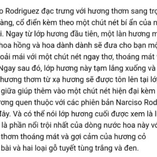 Perfume Nar trắng 10 ML