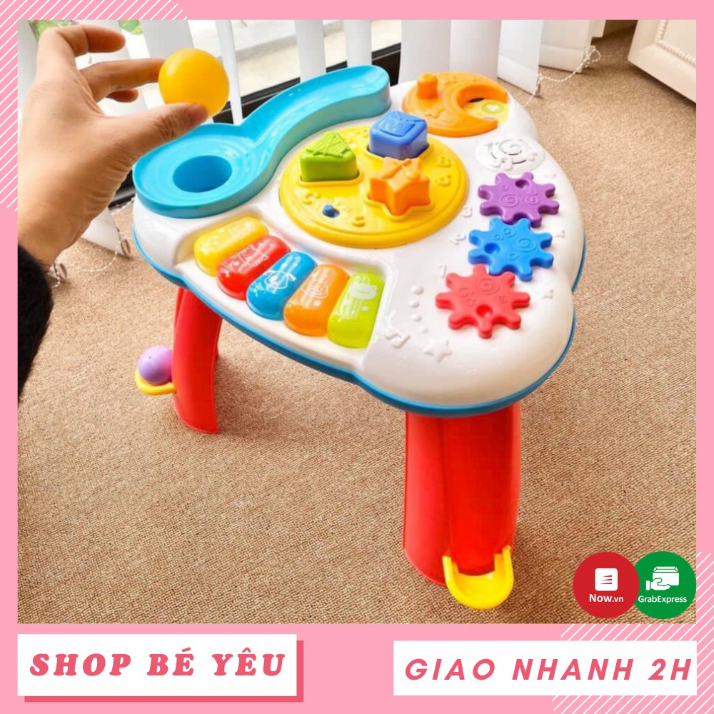 Bàn nhạc cho bé  𝑭𝒓𝒆𝒆𝒔𝒉𝒊𝒑  Bàn nhạc tập đứng thả bóng có đèn nhạc Winfun 0812 chính hãng