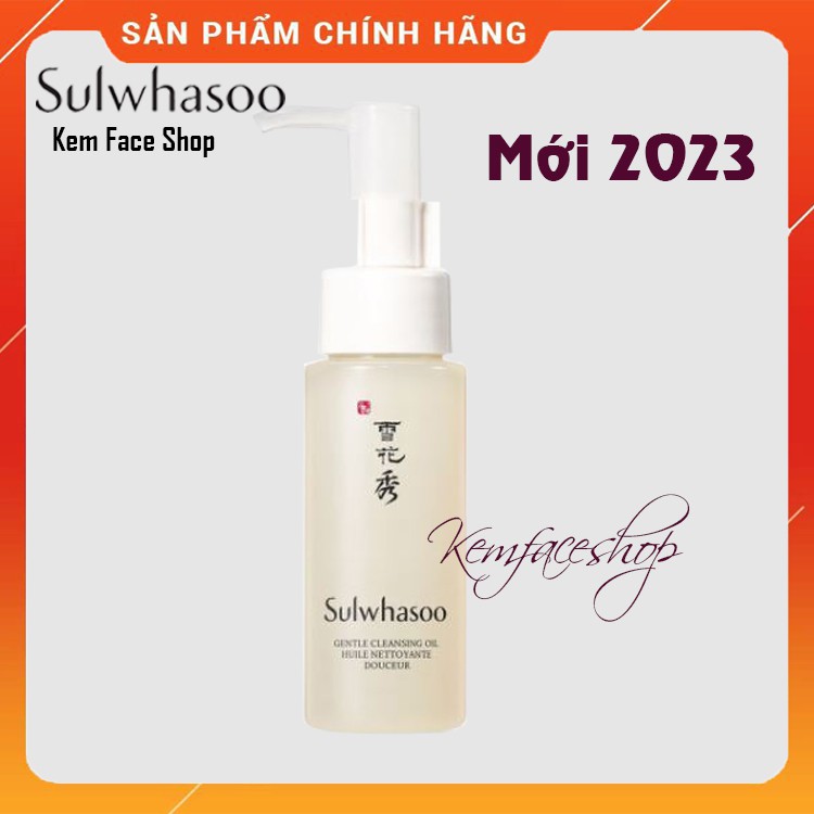 DẦU TẨY TRANG DỊU NHẸ SẠCH SÂU CAO CẤP SULWHASOO GENTLE CLEANSING OIL minisize 50ml