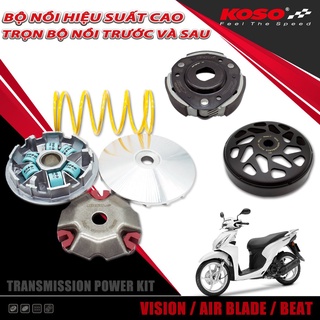Combo nồi koso racing trước sau cho xe honda vision đề từ esp 2015-2019