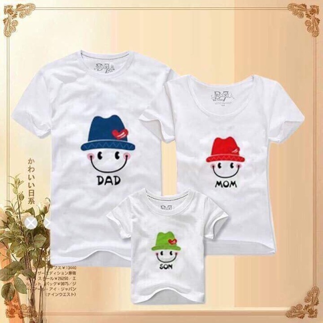 Combo 3 áo gia đình 180k