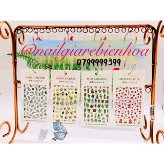 Sticker các loại tráng trí móng