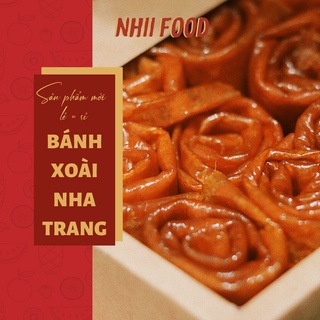 Bánh tráng xoài, bánh tráng xoài dẻo Nha Trang 500GR - 1KG NHII FOOD thực phẩm sạch nhà làm