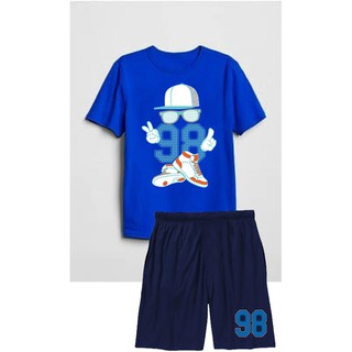 Bộ bé trai HM XANH ĐẬM size 9 và 10