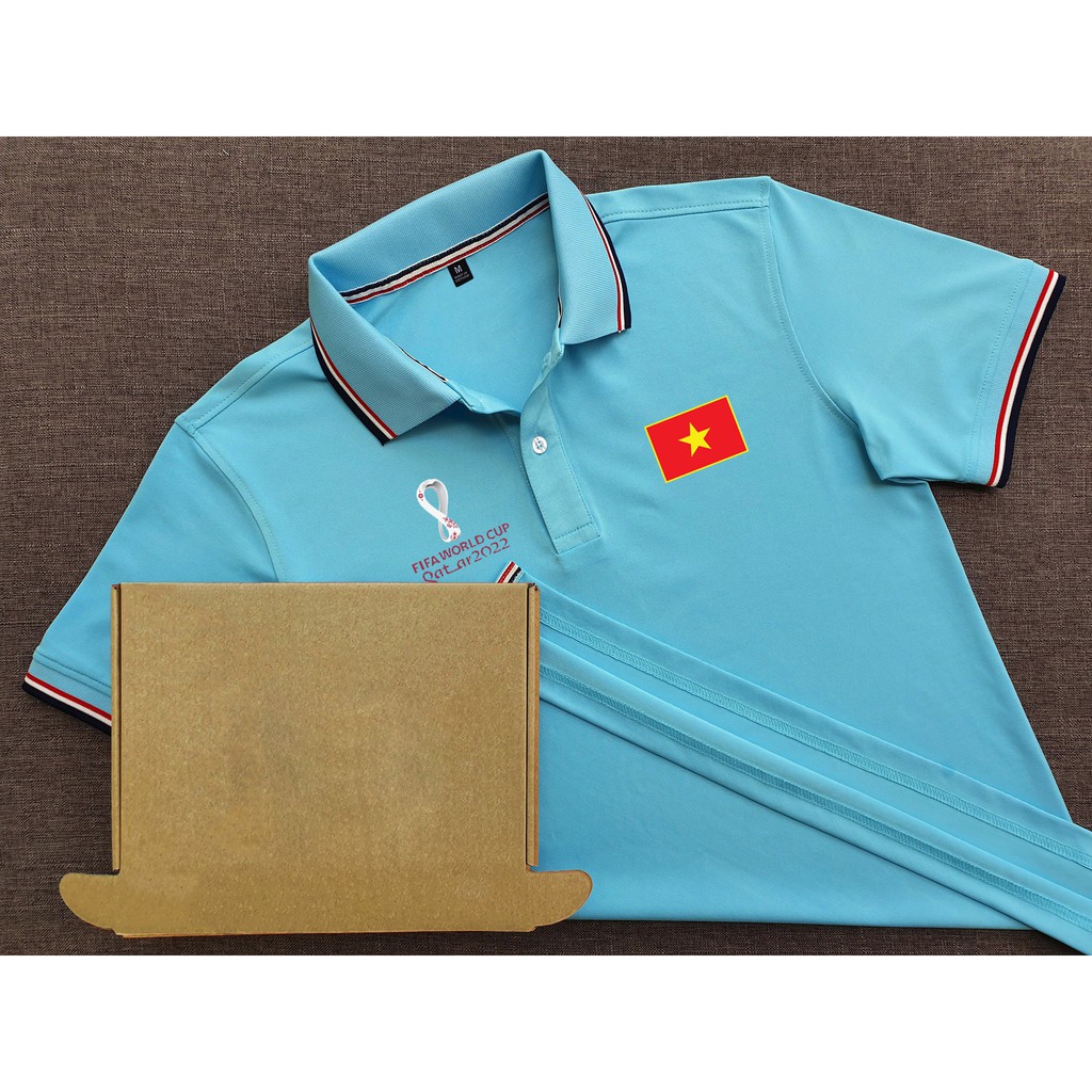 Áo thun Polo thái lan cao cấp- Áo thun có cổ nam nữ -Mẫu xanh thiên thanh full size 40-110kg.