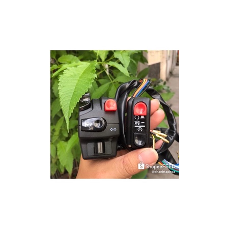 Cùm công tắc Domino, Cùm công tắc DOMINO gắn Exciter 150 Sirius Vario Wave Dream Sonic Pcx