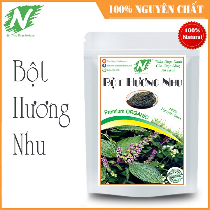 Bột Hương Nhu Nguyên Chất 100g