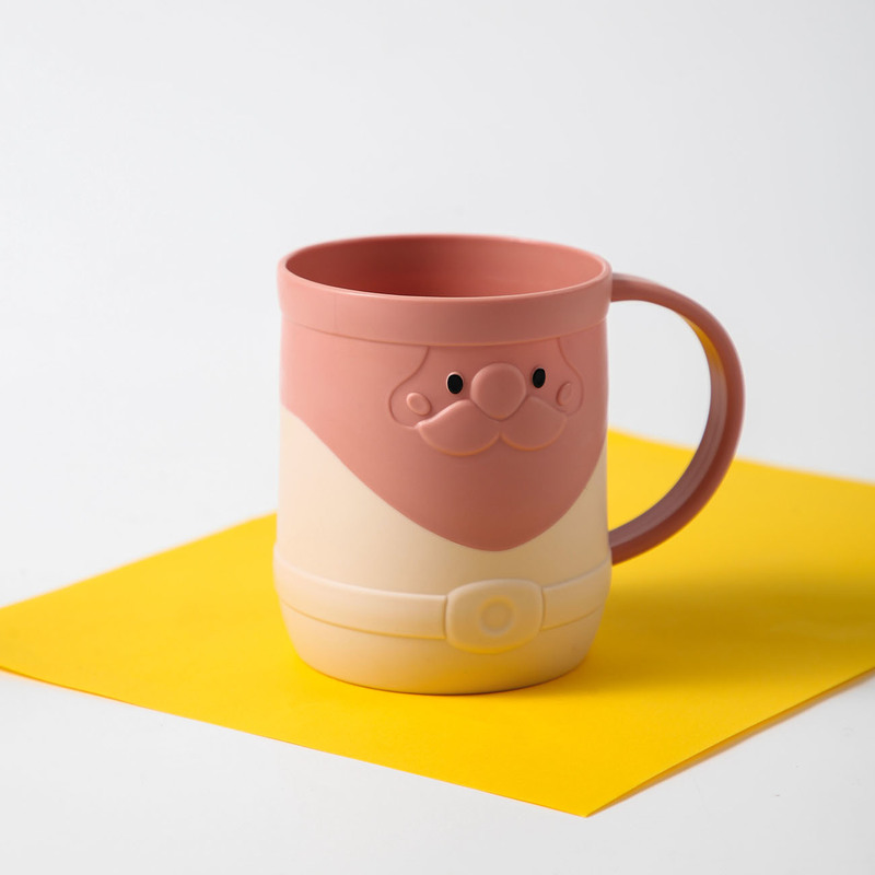 Cốc JUJIAJIA Hình Miệng Hoạt Hình Thiết Kế Đơn Giản Dễ Thương Tiện Dụng