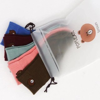 SET 5 ĐÔI TẤT GẤU CỔ CAO CHO BÉ
