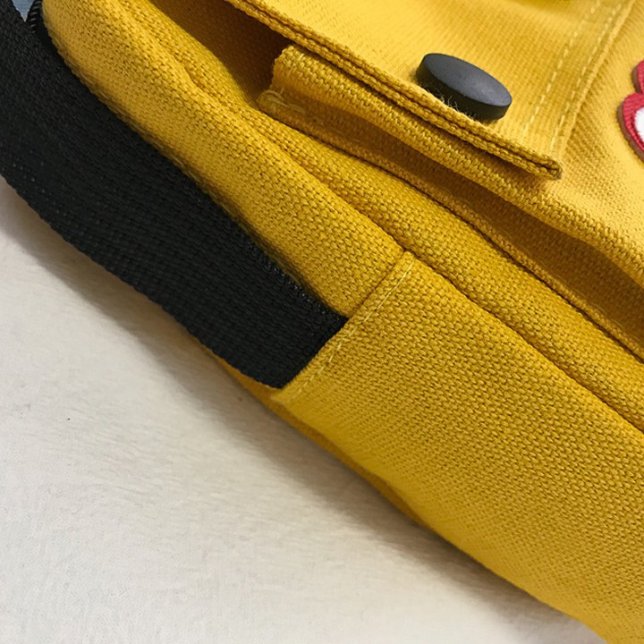 Túi tote trơn vải đeo chéo đi học canvas mềm cao cấp | BigBuy360 - bigbuy360.vn