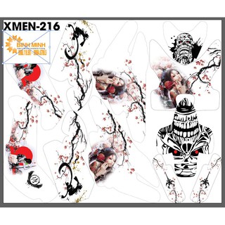 tem trùm xe điện xmen 216