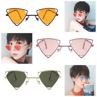 Kính mát gọng tam giác phong cách Hàn Quốc thời trang cho nữ