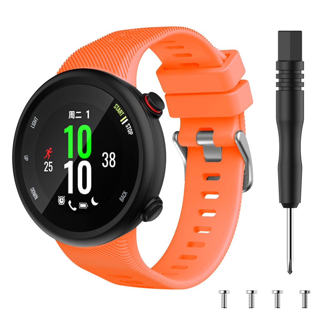 Dây đeo tay bằng silicone thay thế cho Garmin Forerunner 45s/ Forerunner 45