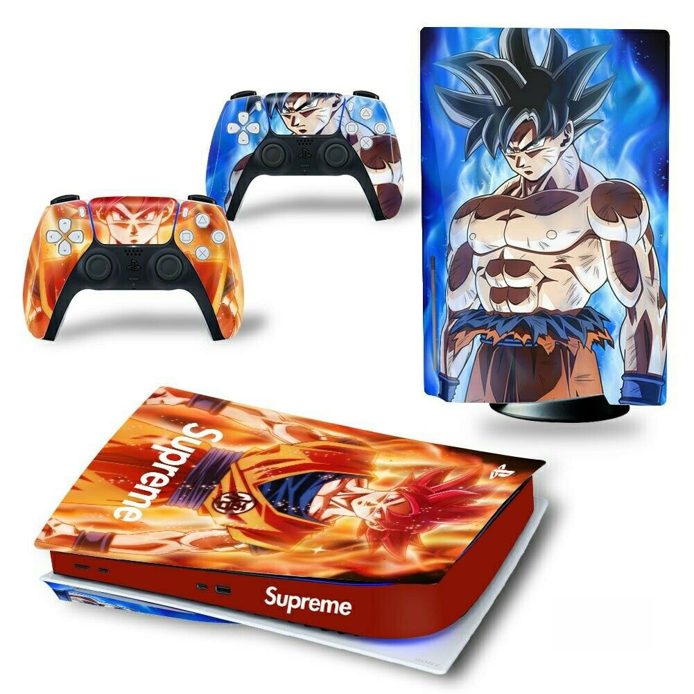 Miếng dán trang trí skin ps5 chủ đề Dragon Ball
