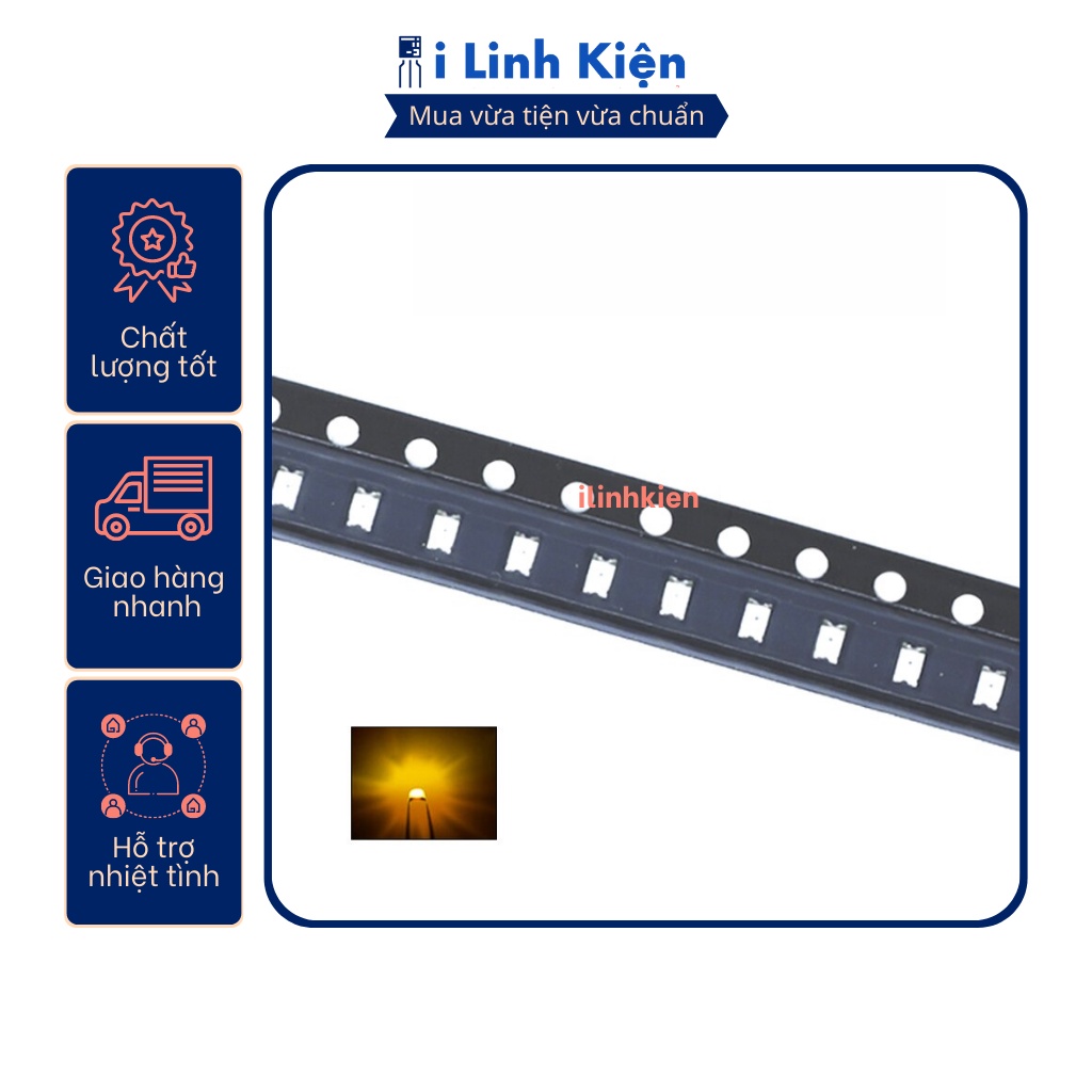LED dán 1206 đủ các màu 10 chiếc