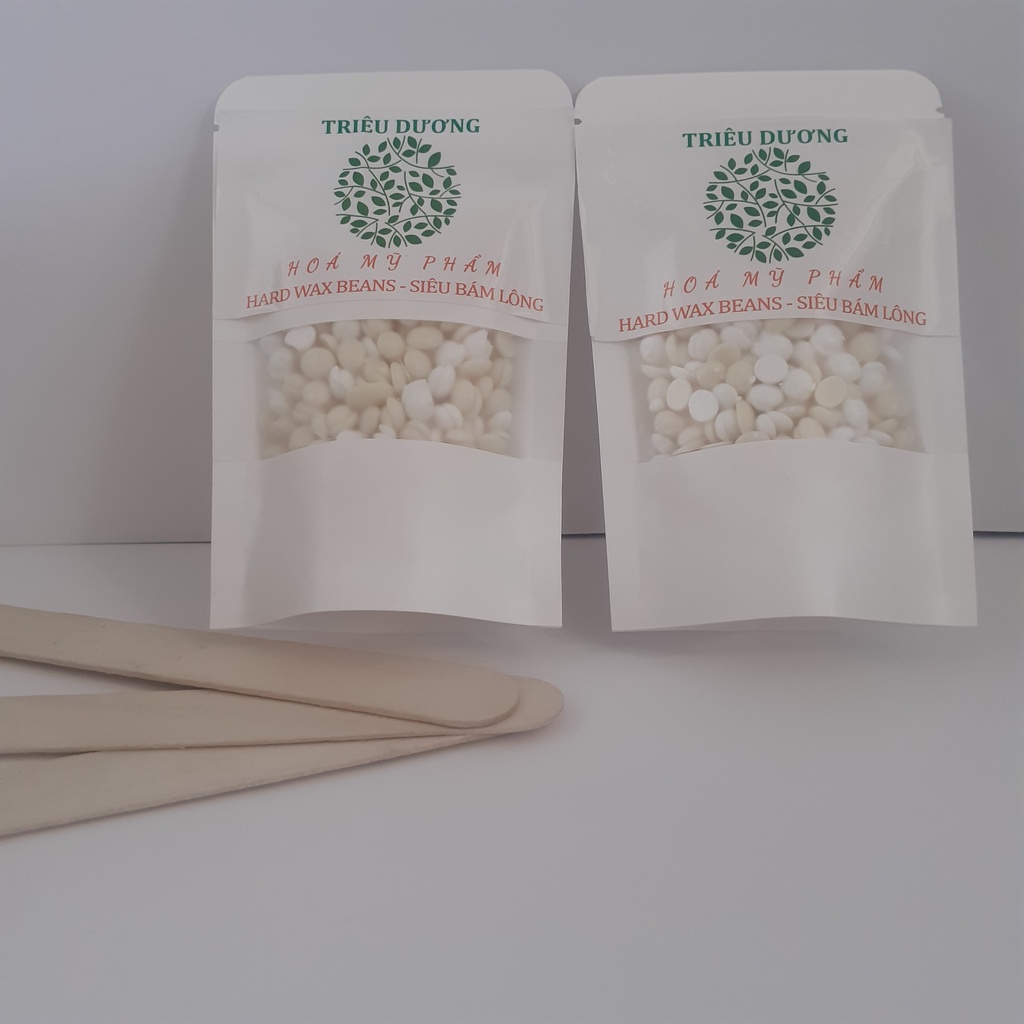 Sáp wax cao cấp siêu bám lông bịch nhỏ 50gr Triêu Dương (Tặng kèm que lấy sáp + 1 viên nén mặt nạ giấy)