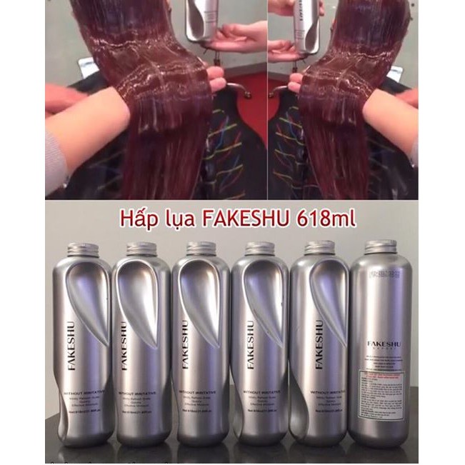 HẤP LỤA TƠ TẰM FAKESHU SIÊU MỀM MƯỢT TÓC 618ML- NHẬT BẢN