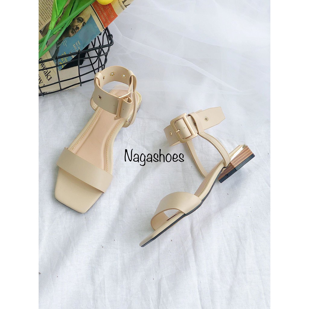 sale <3 GIÀY CAO GÓT MŨI VUÔNG CỔ CAO NAGASHOES 2CM NAC121 > . new ‼️ . new ! <3 🇻🇳 2020 : ' ¹ HOT * ᵍ