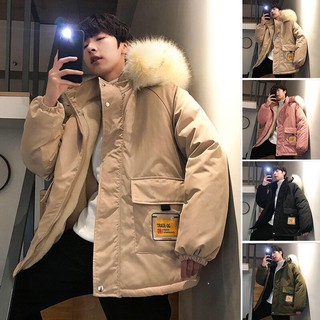 áo khoác nam size M-5XL lông mũ có thể tháo dời (sẵn hàng )