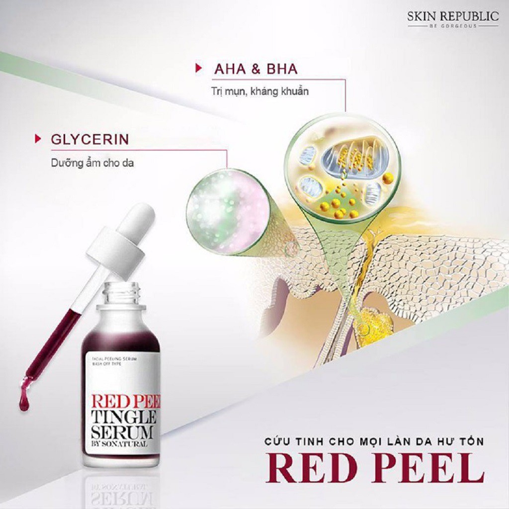Tinh chất tái tạo và phục hồi da Red Peel Tingle Serum 35ml