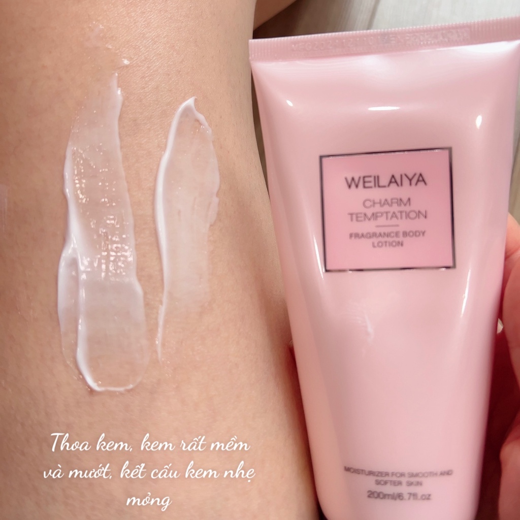 Sữa Dưỡng Thể Weilaiya hương nước Hoa Cấp Ẩm 3 Tầng Hương Body Lotion Weilaiya 200ml - Hàng Chính Hãng | BigBuy360 - bigbuy360.vn