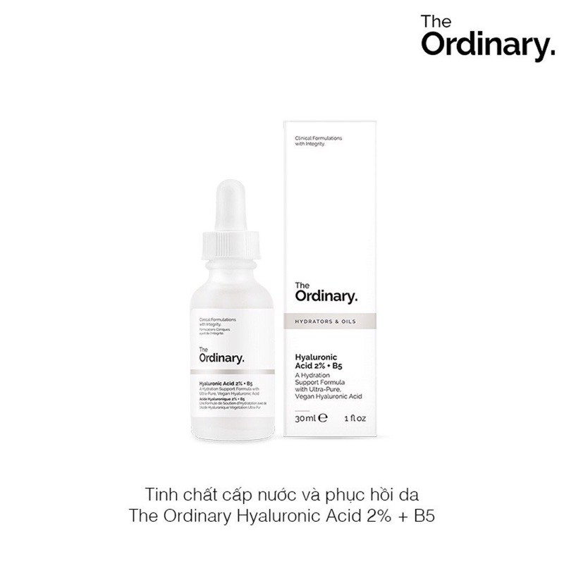 THE OR.DDINARY HA 2%+B5- SERUM CẤP NƯỚC NGỪA MỤN