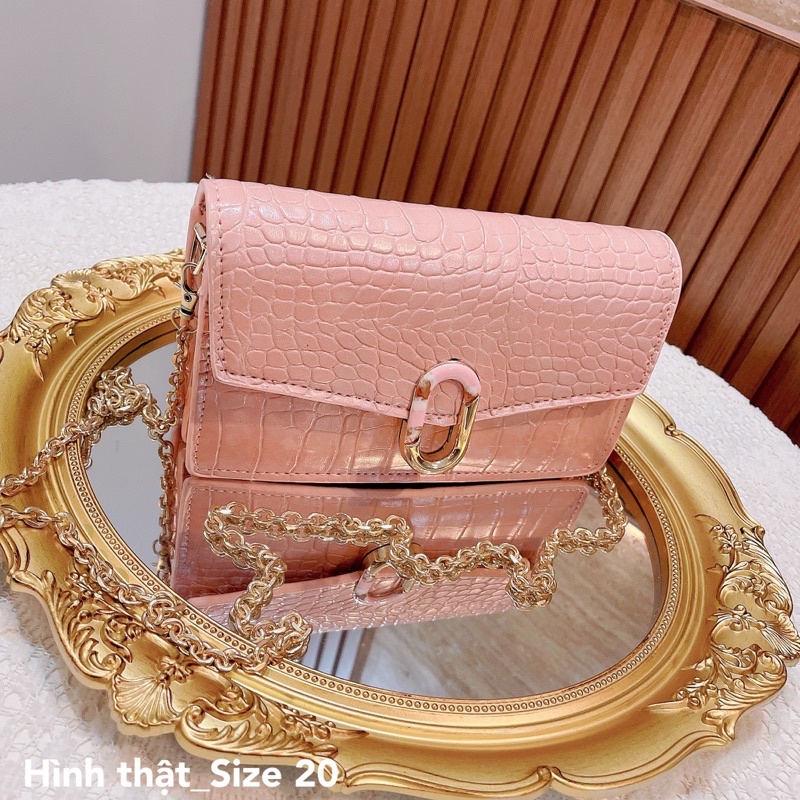 Túi đeo chéo nữ mini cao cấp nhỏ gọn nhiều ngăn cá tính giá rẻ DIOMI