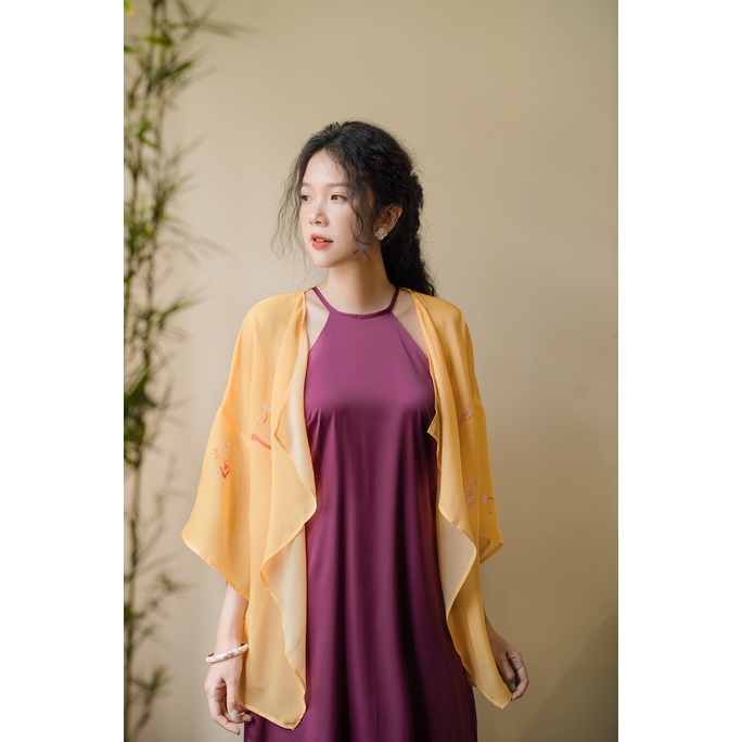Sumire Store Áo khoác Hoa Thanh - Vàng