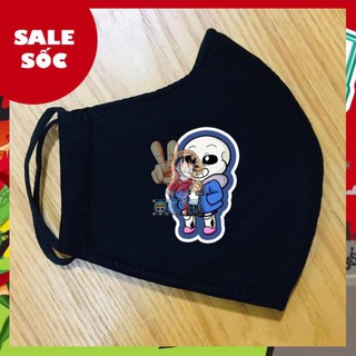 HOT khẩu trang sans undertale