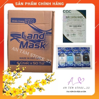 1 thùng 300 chiếc khẩu trang KF94 land mask