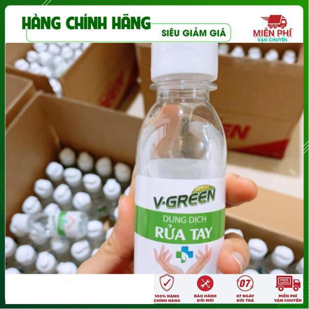 Nước Rửa Tay Khô FREESHIP Nước Rửa Tay V-Green - Đồ Gia Dụng Thông Minh