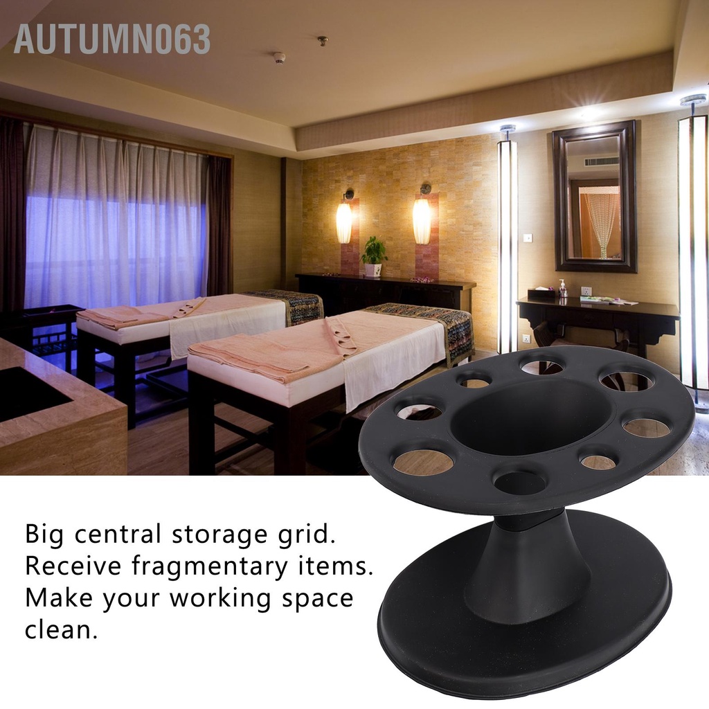 Autumn063 Salon chuyên nghiệp Lược lưu trữ Giá đỡ Nhiều Khe kẹp Dụng cụ làm tóc tổ chức