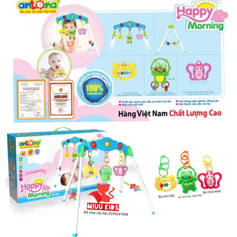 Đồ Chơi Sơ Sinh Kệ Chữ A Con Ếch Cho Bé Tập Thể Dục Hàng Việt Nam