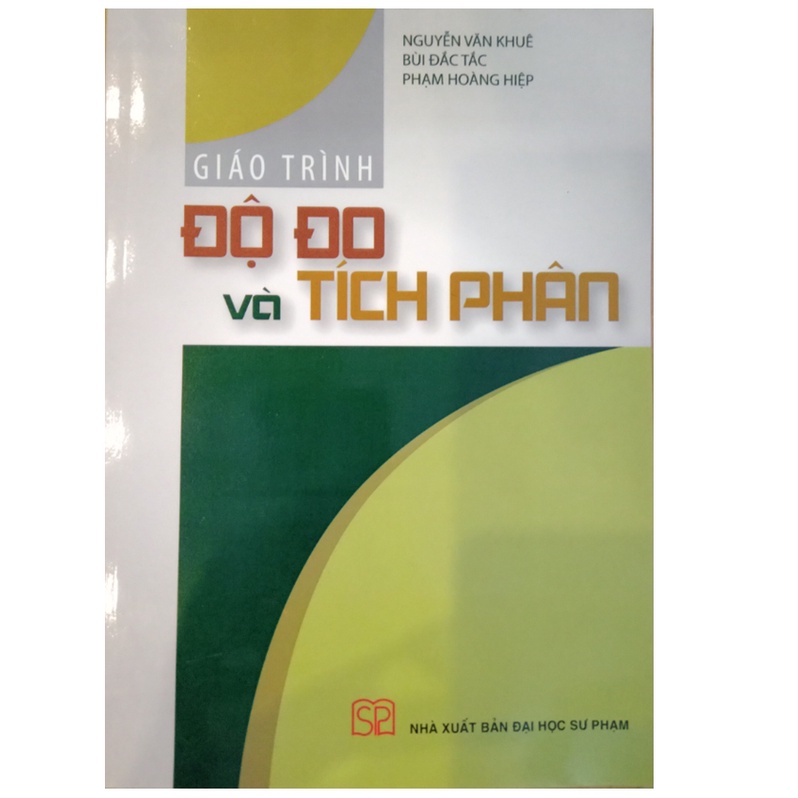 Sách - Giáo Trình Độ Đo Và Tích Phân