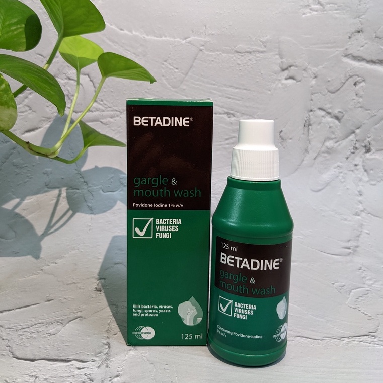 Dung Dịch Súc Miệng Betadine Gargle & Mouth Wash 125ml