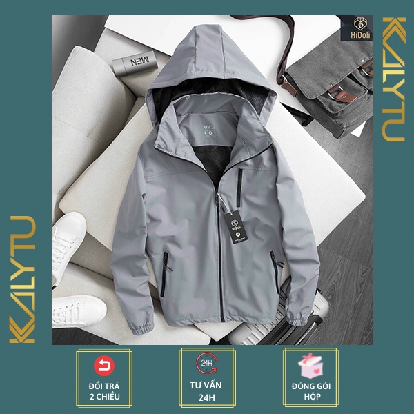 Áo gió nam nữ 2 lớp phối lưới chống nước tránh tia UV áo gió đôi mặc được bốn mùa hàng cao cấp bán shop - KALYTU.