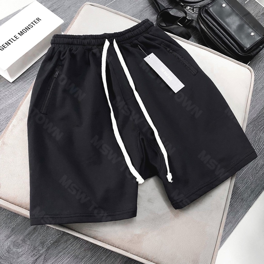 [Mã SKAMA06 giảm 8% TỐI ĐA 50K đơn250K] Quần short TBG Full đen , quần short nỉ nam nữ unisex , MSW Town | BigBuy360 - bigbuy360.vn